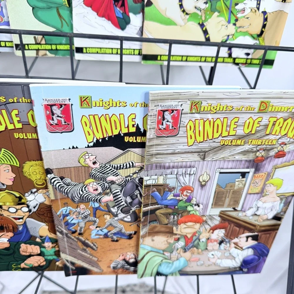 Knights Of The Dinner Table Bundle of Trouble Volume 1-13 lot Kenzer And Company